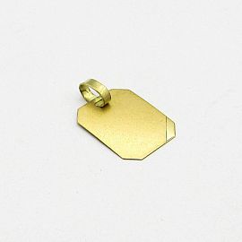 MEDALLA 12x15MM /O.AMARILLO